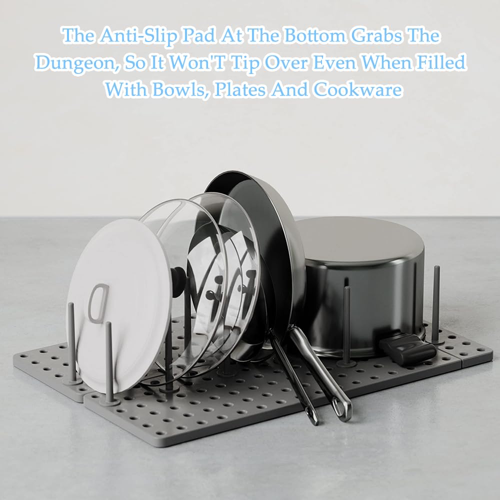 TOMVAES Adjustable Dish Drying Rack Sink Bowl Dryer Shelf Storage Organizer NEW
