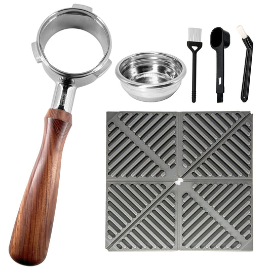 NEOUZA 58mm Bottomless Portafilter with 3 Ears for Espresso Coffee Makers NEW