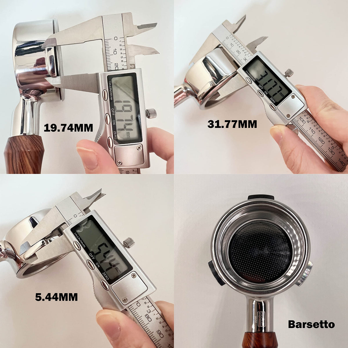NEOUZA 58mm Bottomless Portafilter with 3 Ears for Espresso Coffee Makers NEW