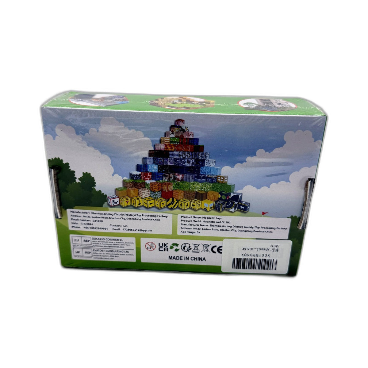 Magnetic Building Blocks Educational STEM Construction Toy Multi Color NEW