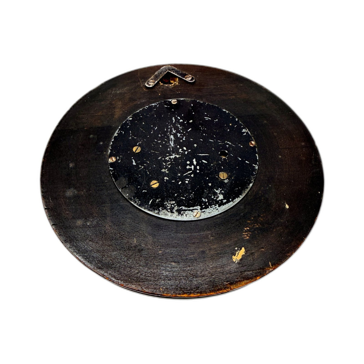 VINTAGE Stormy Rain Gauge Barometer Weather Pressure Etched Timber Base