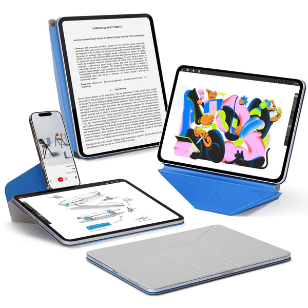 MOFT Dynamic Cases Folio Case for iPad Air 11-inch, Cement x Sapphire NEW