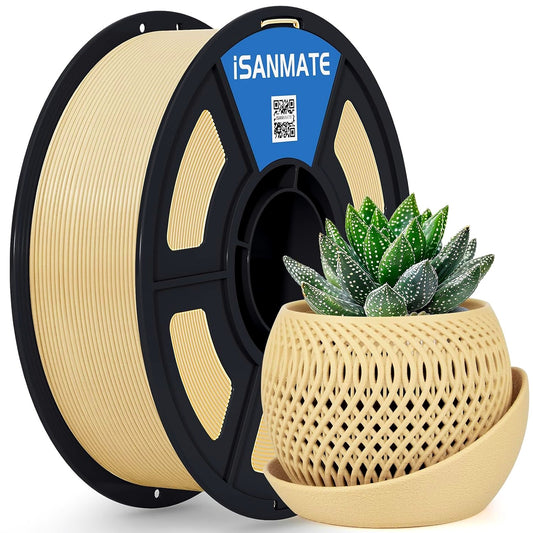 iSANMATE ASA 1.75 Filament Beige UV & Weather Resistant 3D Printing Supplies NEW