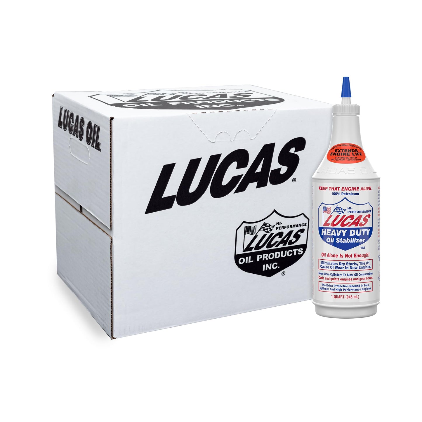 Lucas Oil Heavy Duty Stabilizer, 32 oz, Pack of 12 - Extend Engine Life NEW