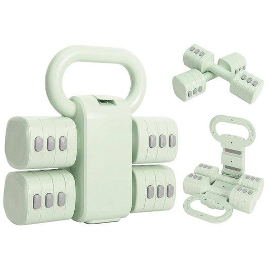 Aucbyao Adjustable Dumbbells Dumbbell Set 4-in-1 Free Weights Fitness NEW