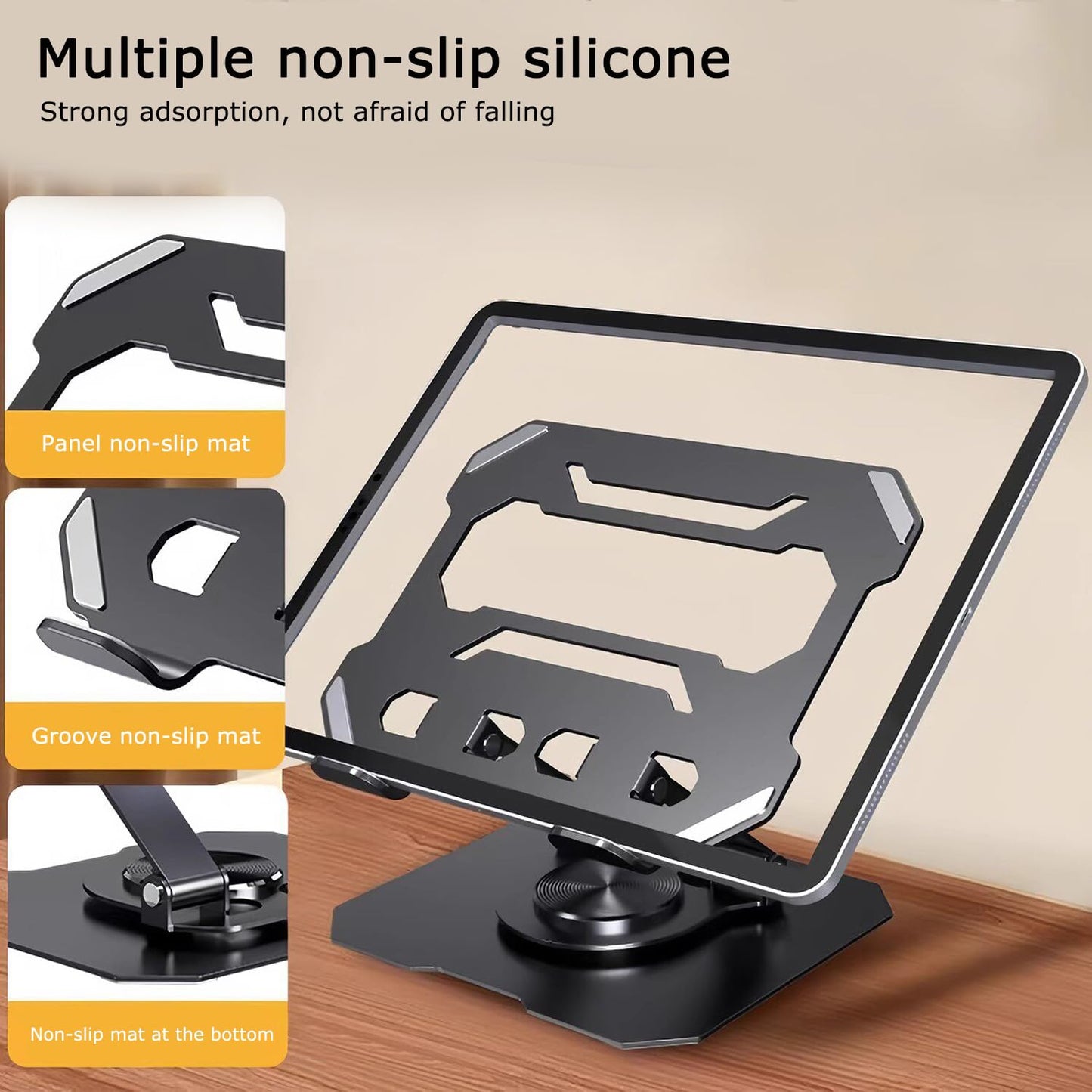 mozeeda 360° Stands Rotating Ergonomic Laptop Stand Adjustable Height DEMO