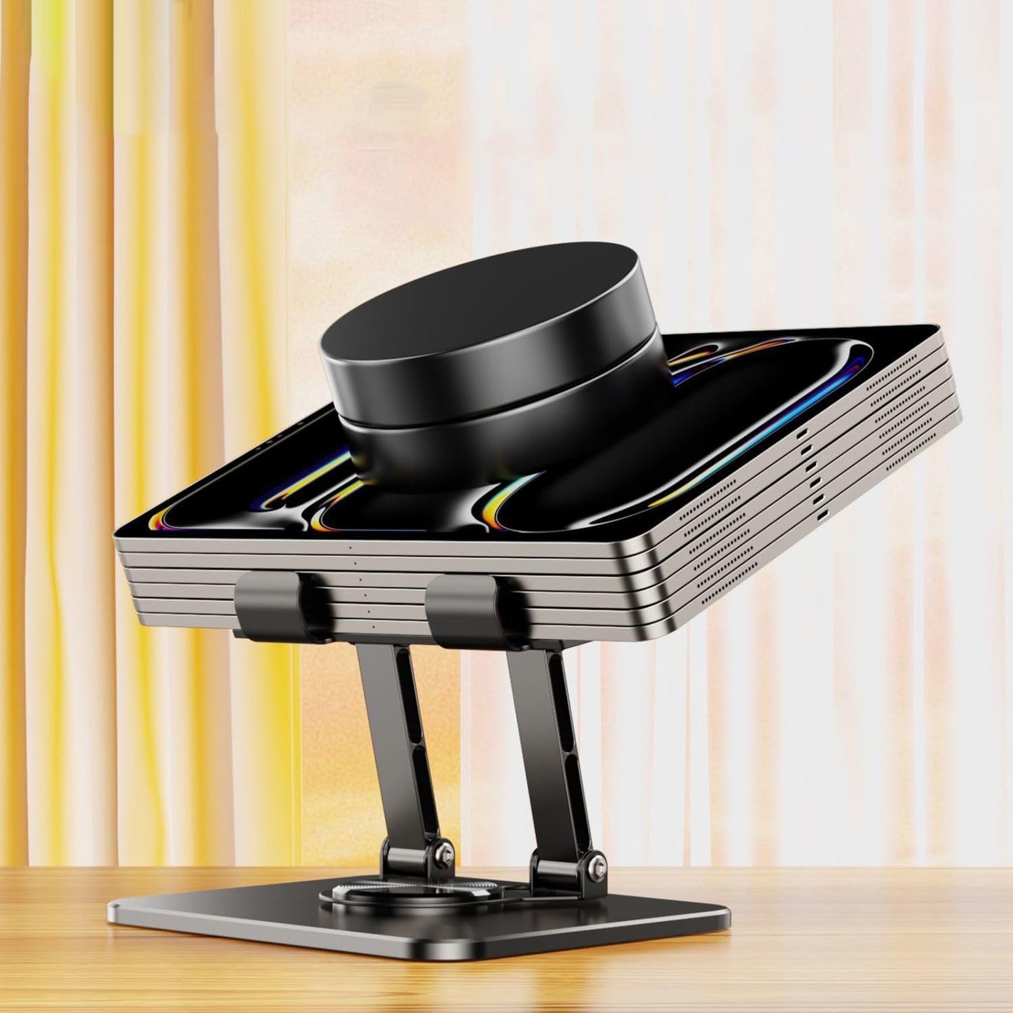 mozeeda 360° Stands Rotating Ergonomic Laptop Stand Adjustable Height DEMO