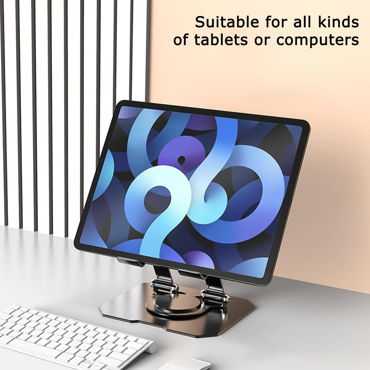 mozeeda 360° Stands Rotating Ergonomic Laptop Stand Adjustable Height DEMO