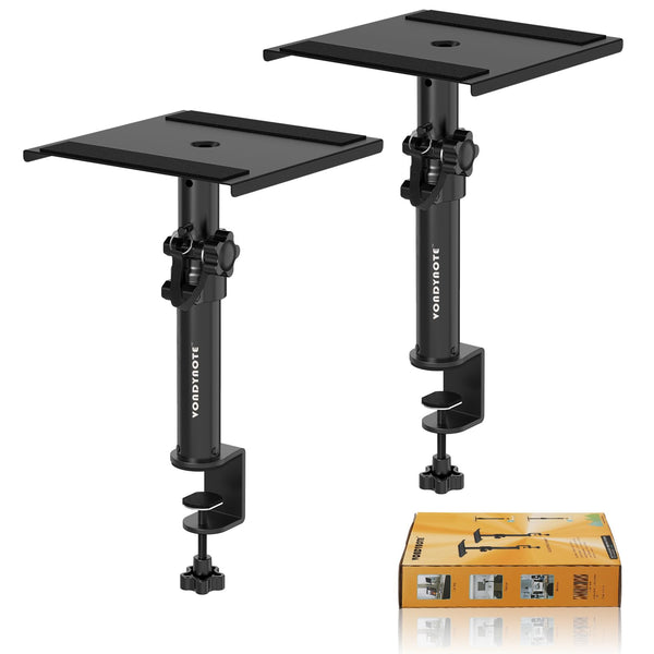 Vondynote Adjustable Desktop Clamp Speaker Stands Coloured Studio Monitor DEMO