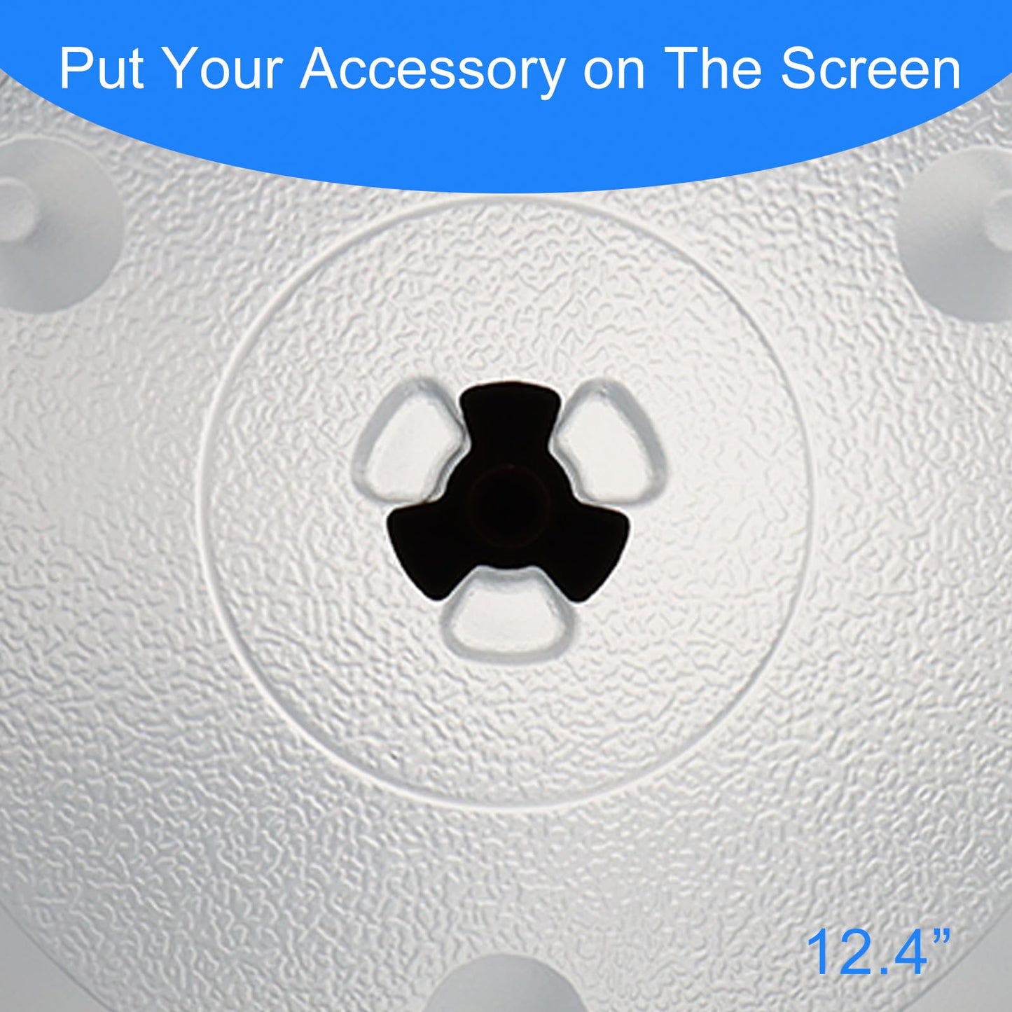 MangoPark 12.4 Inch Replacement Microwave Glass Turntable Plate for DEMO