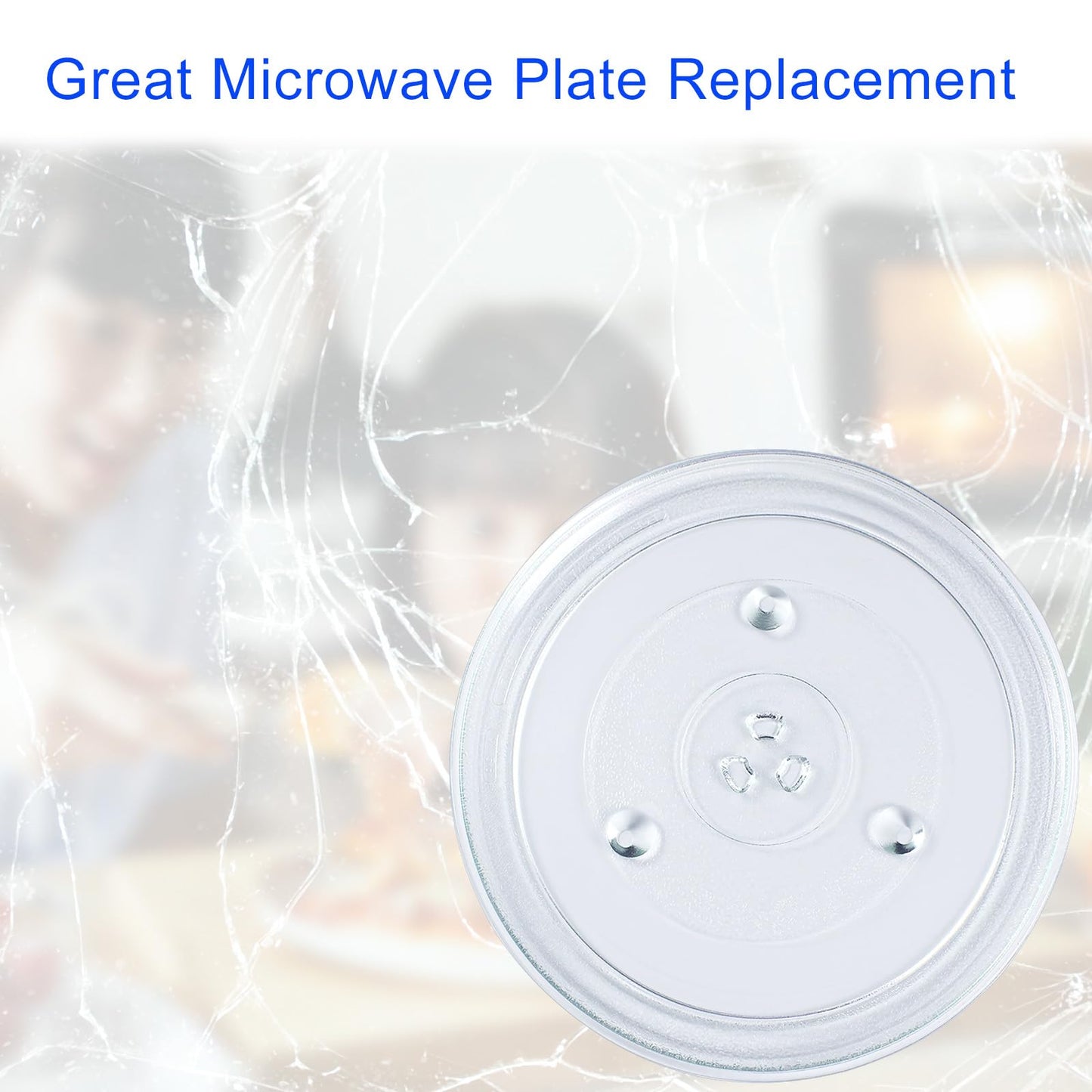 MangoPark 12.4 Inch Replacement Microwave Glass Turntable Plate for DEMO