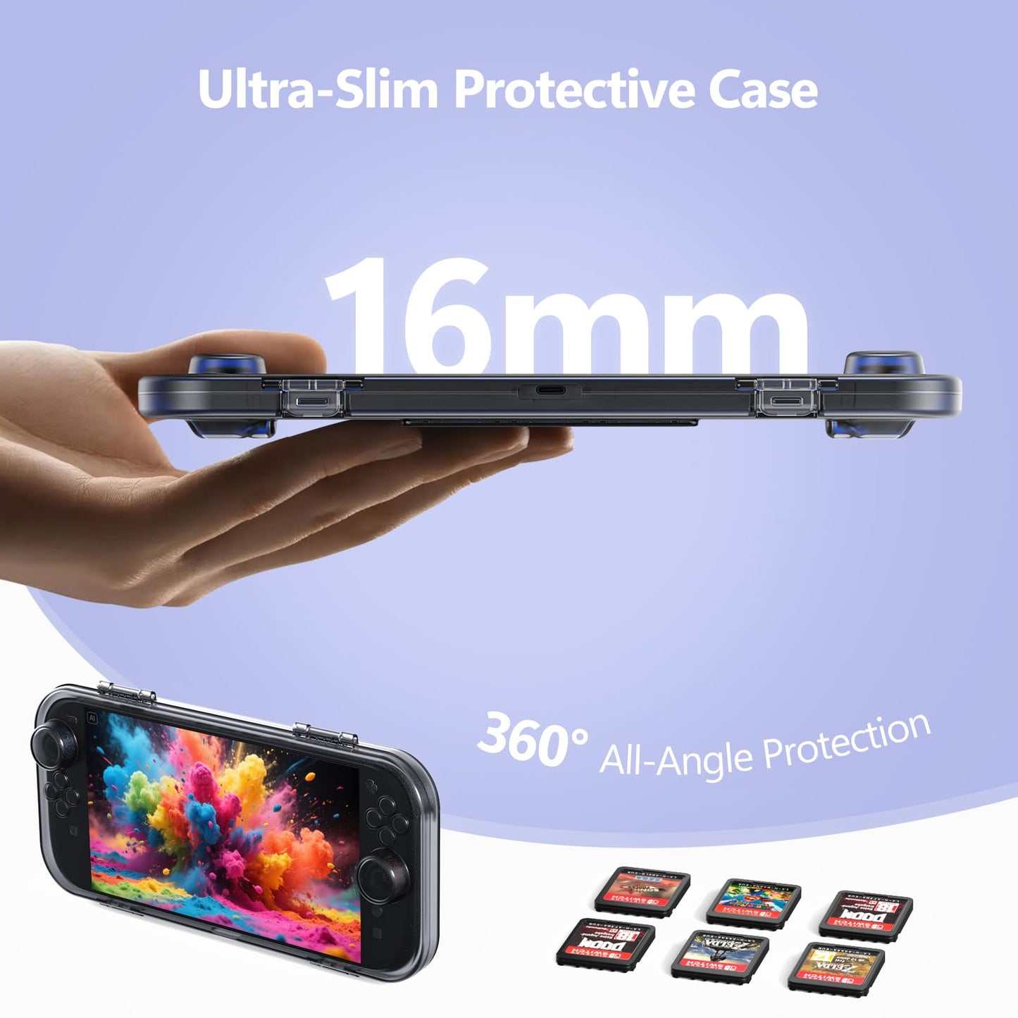 GagaKing Portable Cases Protective Travel Case for Nintendo Switch 2 Console NEW
