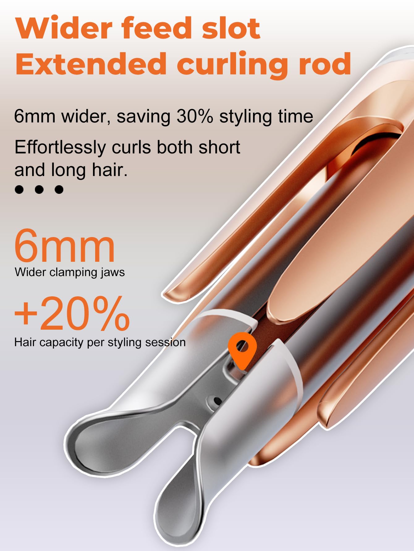 Vibraroo 32mm Curling Tong with 3 Temperature Settings Silver Gold, 5.1 cm DEMO