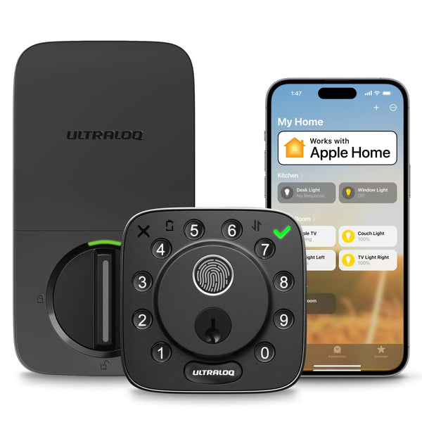 ULTRALOQ Bolt Fingerprint WiFi Smart Lock with Sensor for Apple HomeKit DEMO
