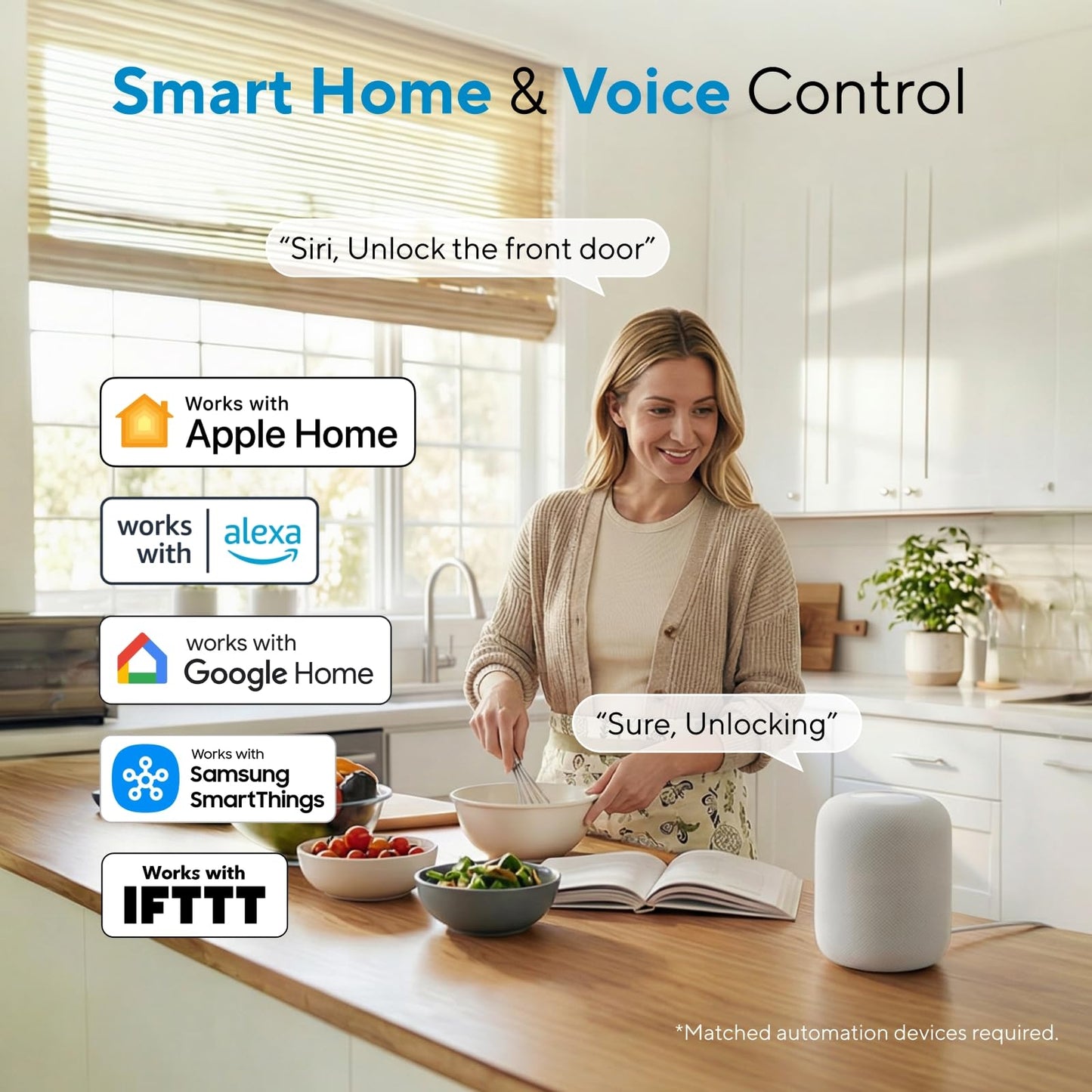 ULTRALOQ Bolt Fingerprint WiFi Smart Lock with Sensor for Apple HomeKit DEMO