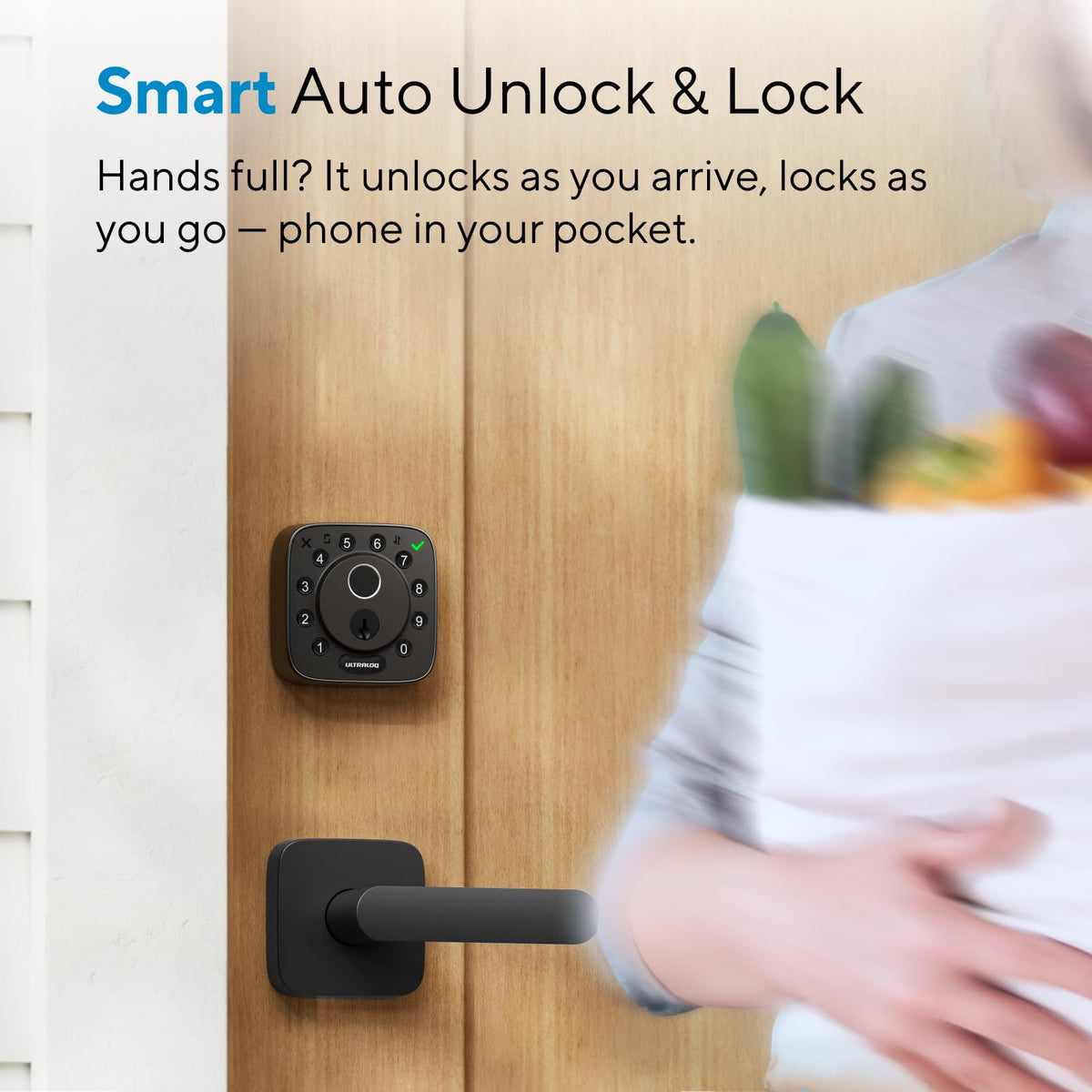 ULTRALOQ Bolt Fingerprint WiFi Smart Lock with Sensor for Apple HomeKit DEMO