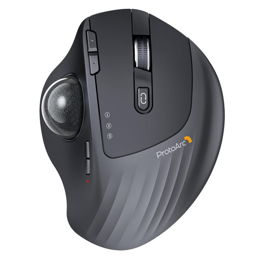 ProtoArc Wireless Mice Rechargeable Trackball Mouse with Thumb Control DEMO