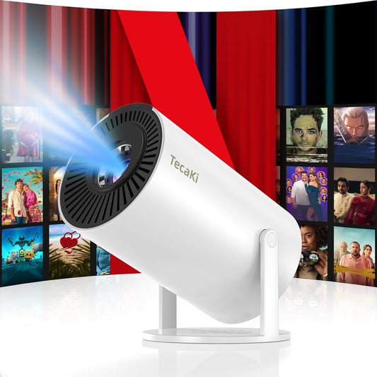 Tecaki X5 1080P 4K Projector with WiFi Wireless Mini Portable Home NEW