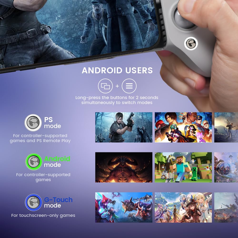 GameSir Galileo Controllers Wireless Game Controller for Android & iPhone DEMO