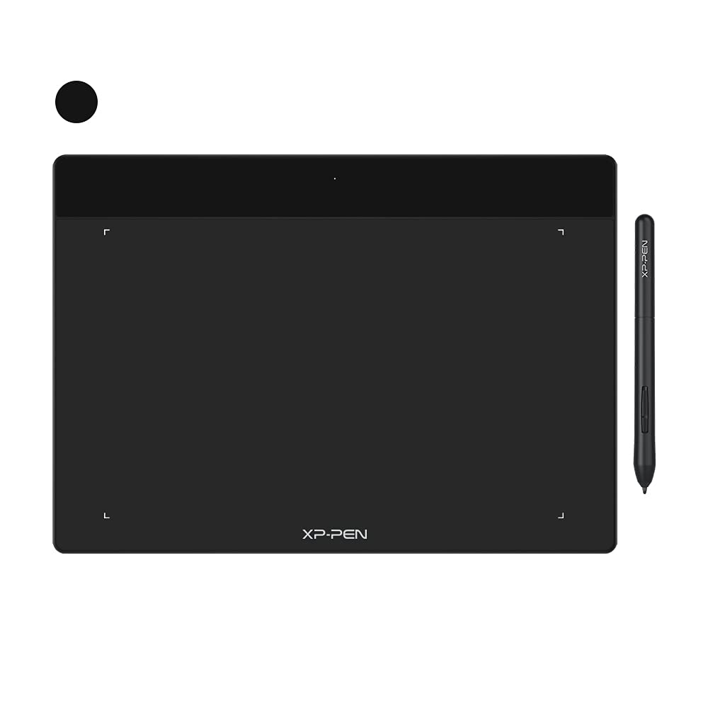 XPPen Deco Fun L Digital Drawing Tablet for Graphic Design & Art, Black DEMO
