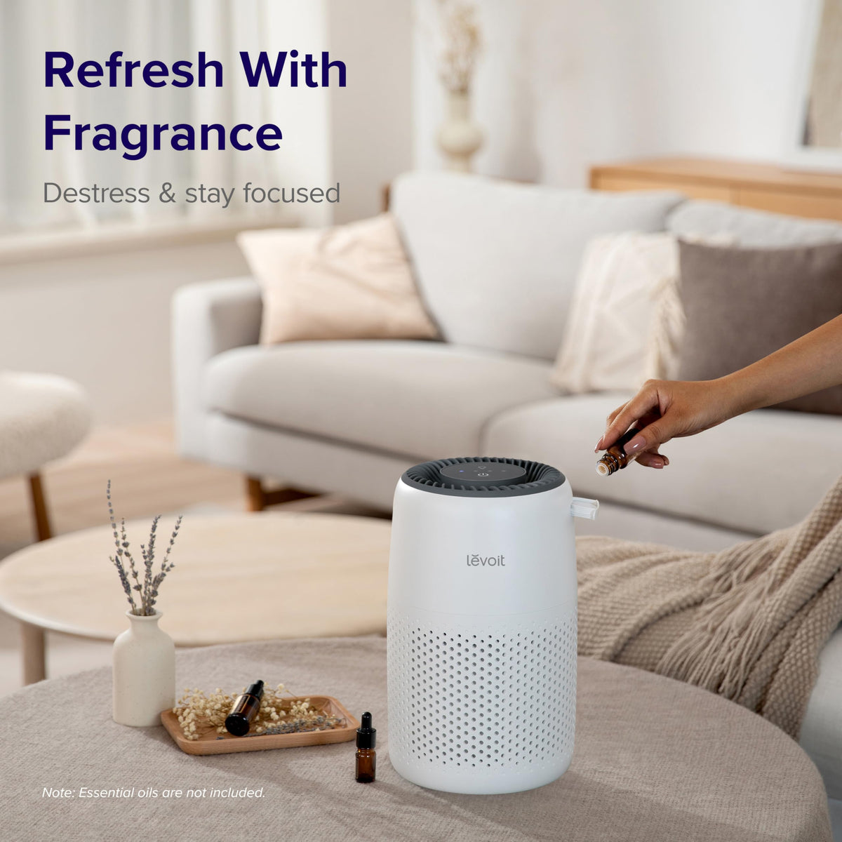 Levoit 3-in-1 Air Purifiers Air Purifier for Home with Night Light, HEPA DEMO