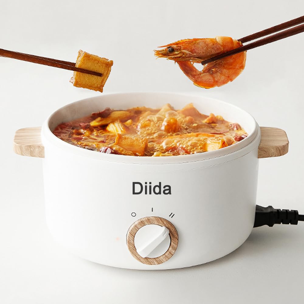 diida 1.5L Speciality Appliances Portable Electric Hot Pot with Nonstick NEW