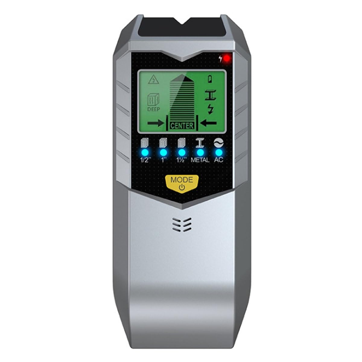 Koaluxe Portable 5-in-1 Wall Scanner Stud Sensor with LCD Display Silver DEMO