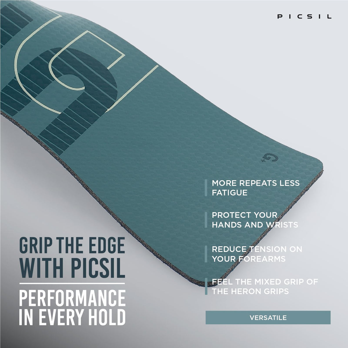 PICSIL Carbon Fibre Gymnastics Grips Pack Aqua Chalk Gym Gloves for Men NEW