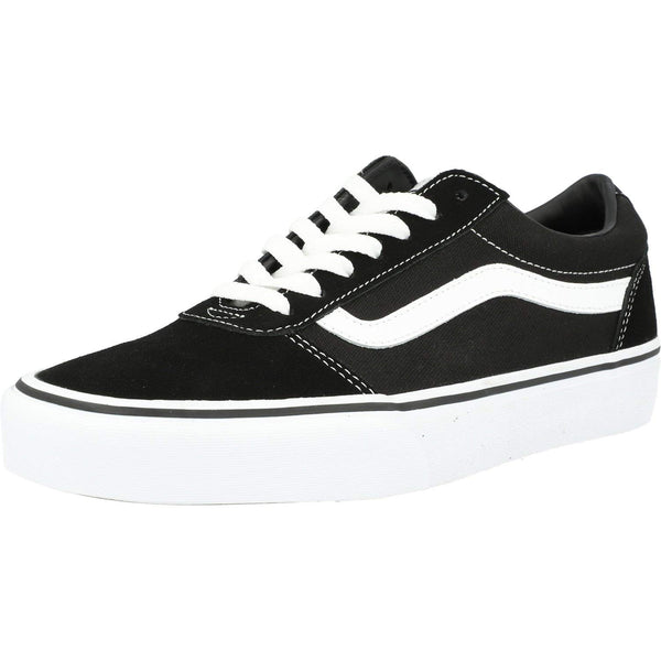 Vans Black & White Comfortable Casual Skate Sneakers Mens 9 Women 10.5 DEMO
