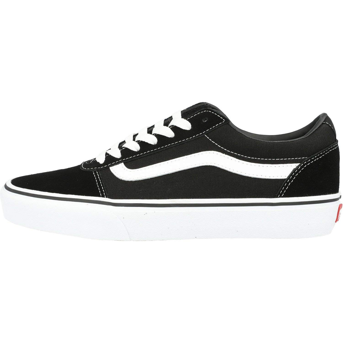 Vans Black & White Comfortable Casual Skate Sneakers Mens 9 Women 10.5 DEMO