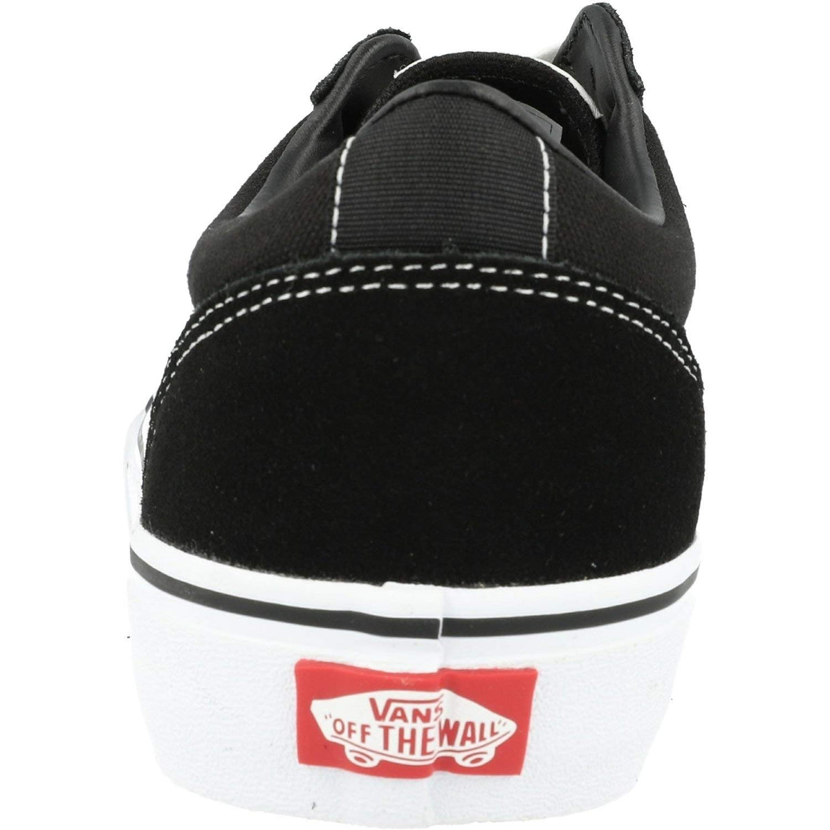 Vans Black & White Comfortable Casual Skate Sneakers Mens 9 Women 10.5 DEMO