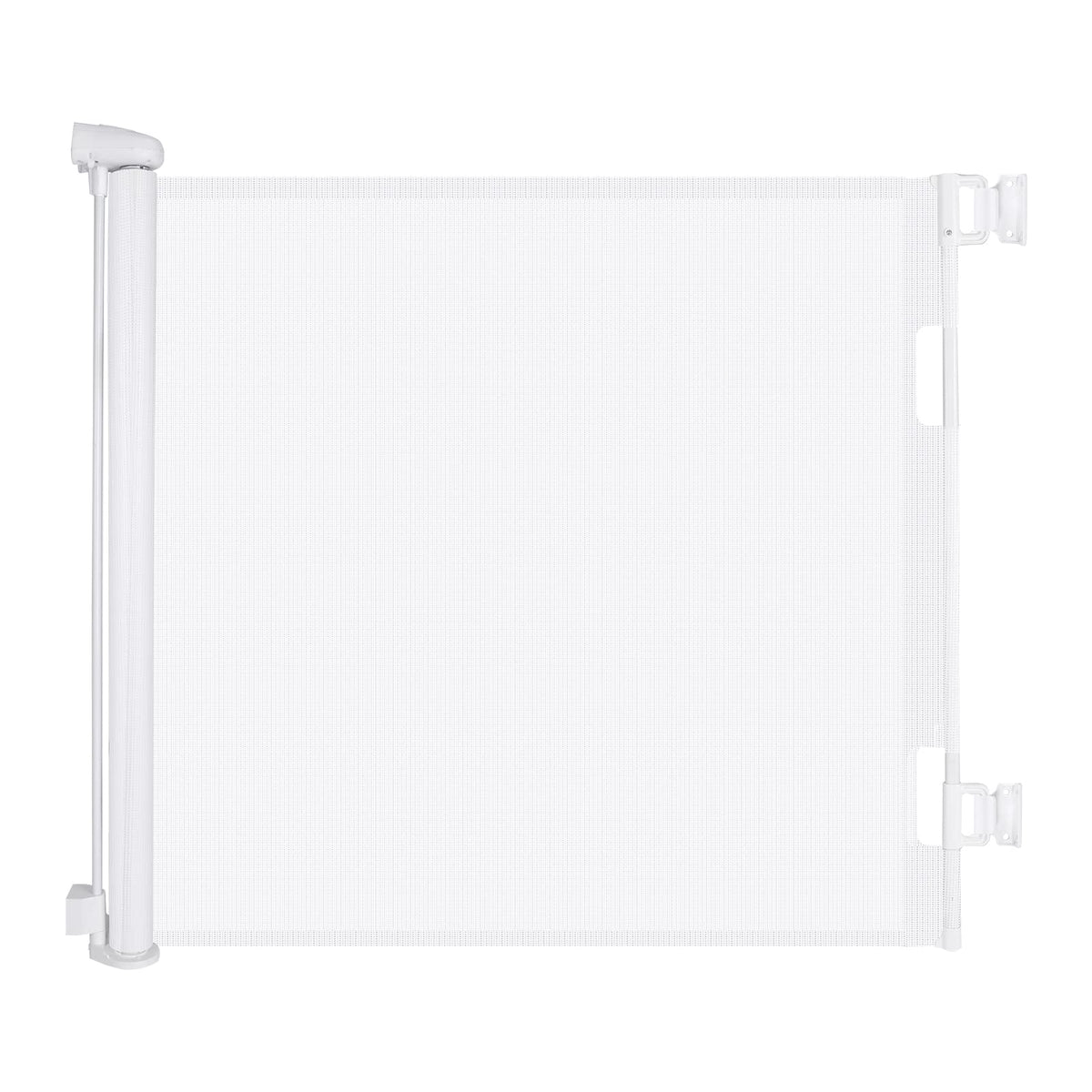 Sulishang Durable 33" Height Mesh Retractable Safety Gate Up To 180cm White DEMO