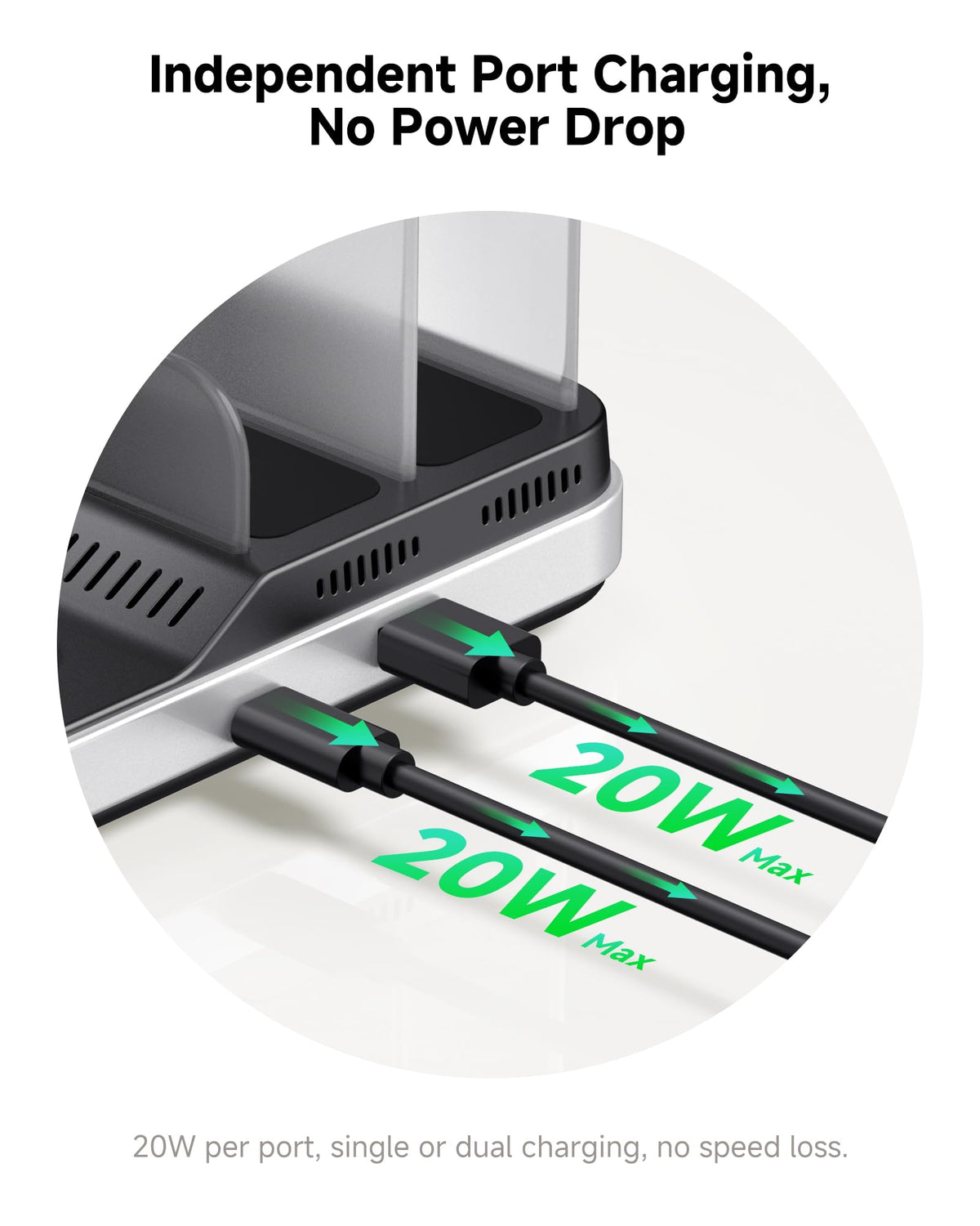 SwanScout 5-in-1 Induction Chargers Wireless Charging Station for Multiple DEMO