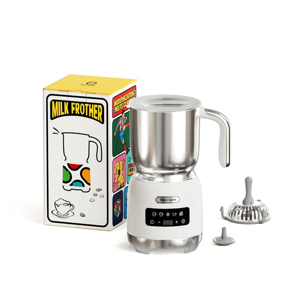 Hazel Quinn Automatic Milk Frother & Steamer 5-in-1 Hot Cold Frothing DEMO