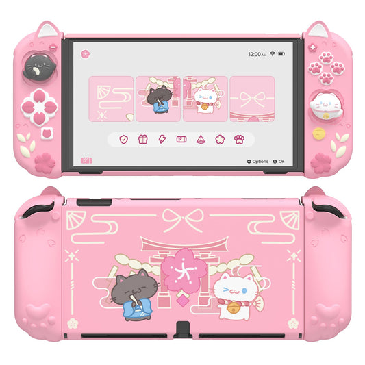 PlayVital Protective Case for Nintendo Switch OLED with Extra Kickstand DEMO