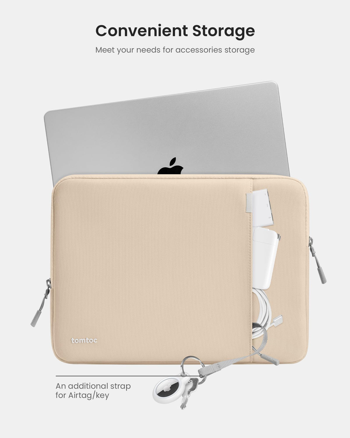 tomtoc 13-Inch Sleeves Protective Laptop Sleeve for 2026 New MacBook NEW