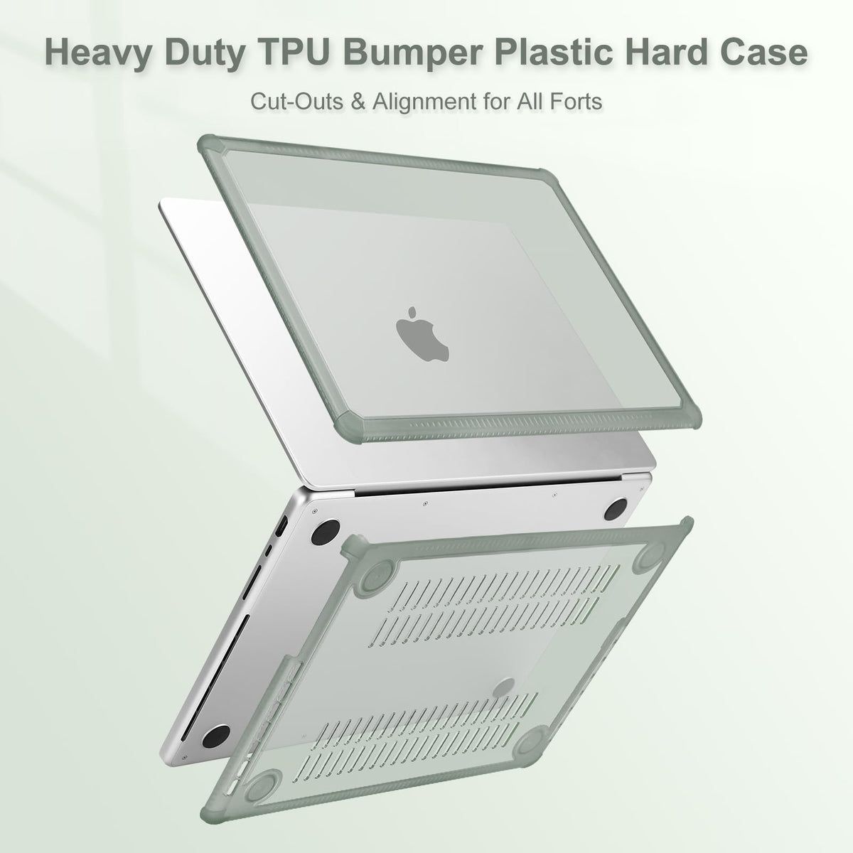 MOSISO Emerald Green Hard Case Shell for MacBook Pro 16-inch Laptop NEW