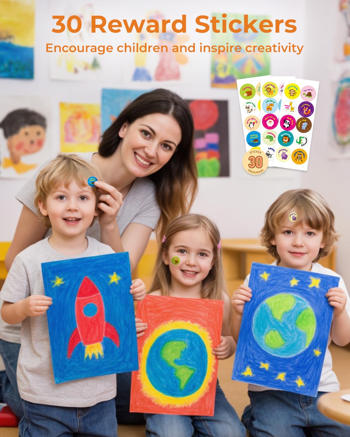 JUPITEARTH 18 Color Twist Crayons for Toddlers Ages 1-3, Non-Toxic DEMO