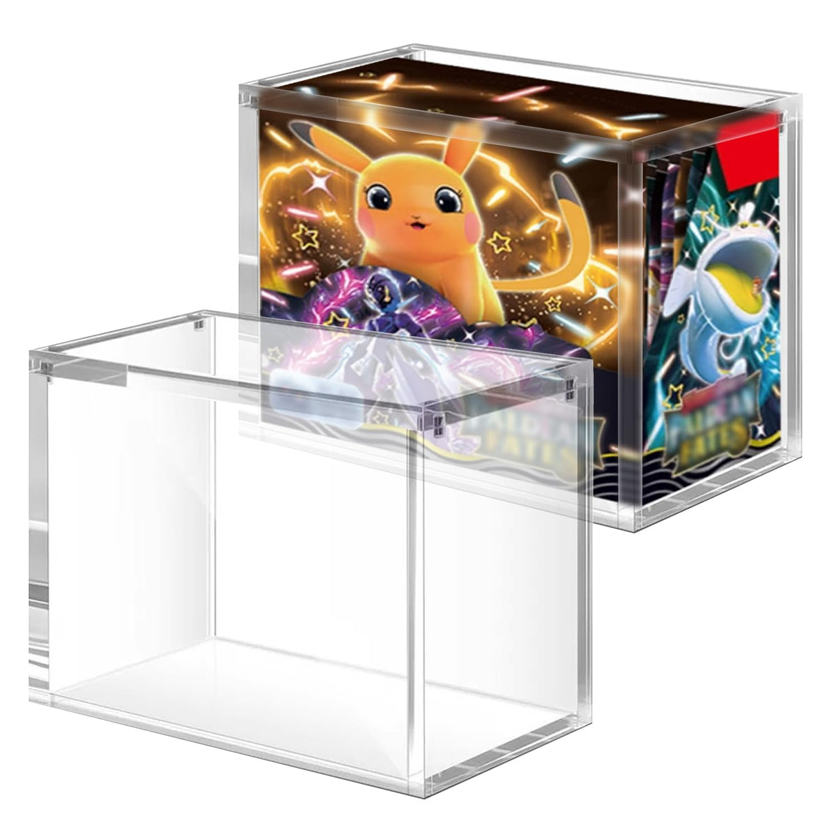 Yotsuba Premium Acrylic Display Case for Pokemon Booster Box Transparent NEW