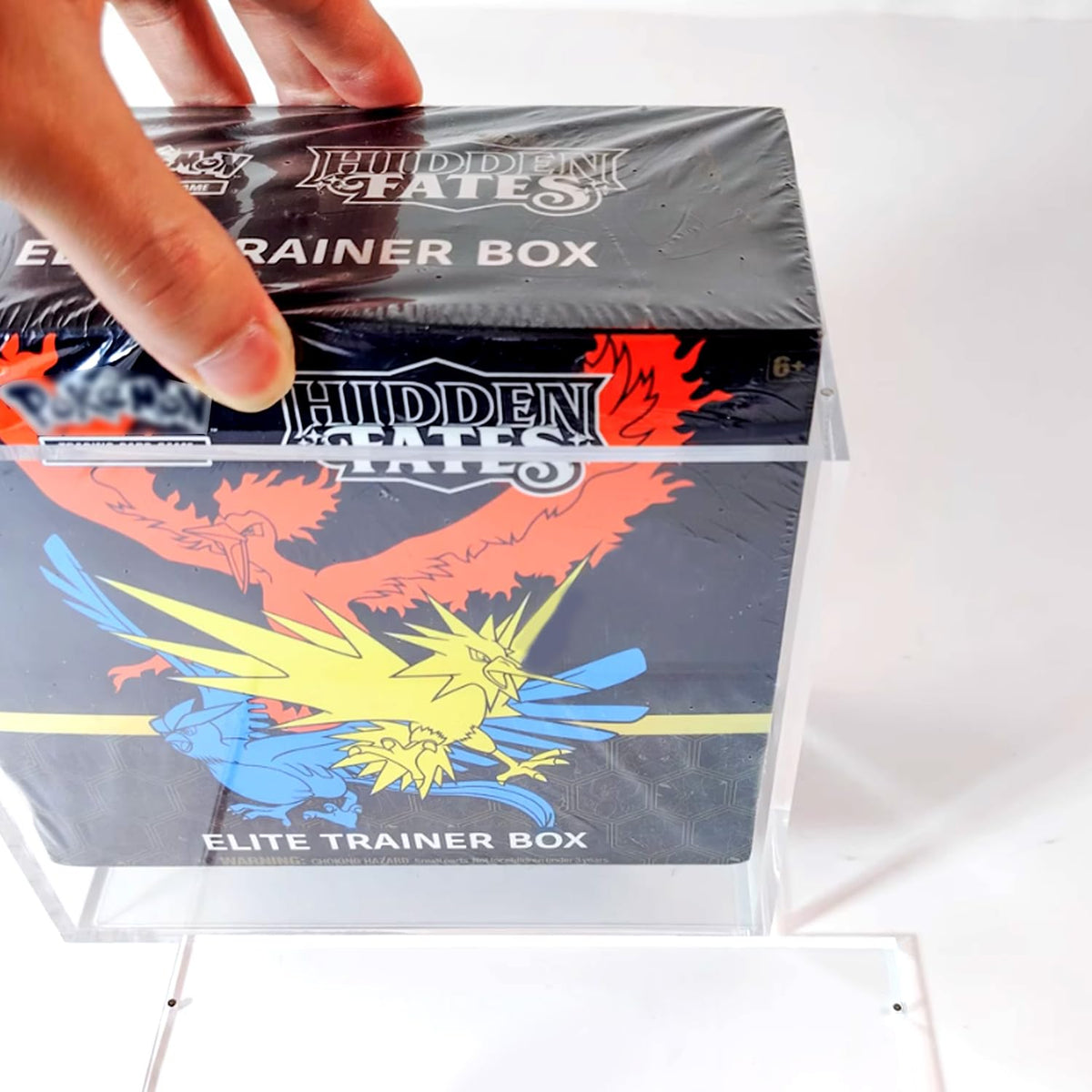 Yotsuba Premium Acrylic Display Case for Pokemon Booster Box Transparent NEW