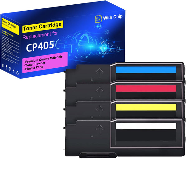 FEDOYO Toner Cartridge Black Cyan Magenta Yellow for Xerox DocuPrint CP405 NEW