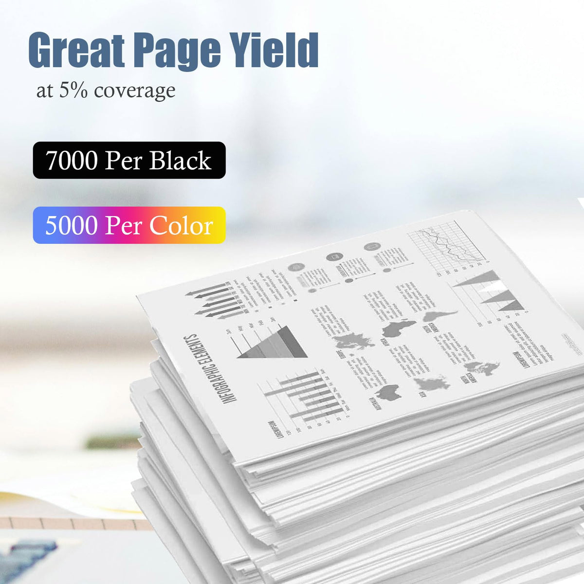 FEDOYO Toner Cartridge Black Cyan Magenta Yellow for Xerox DocuPrint CP405 NEW