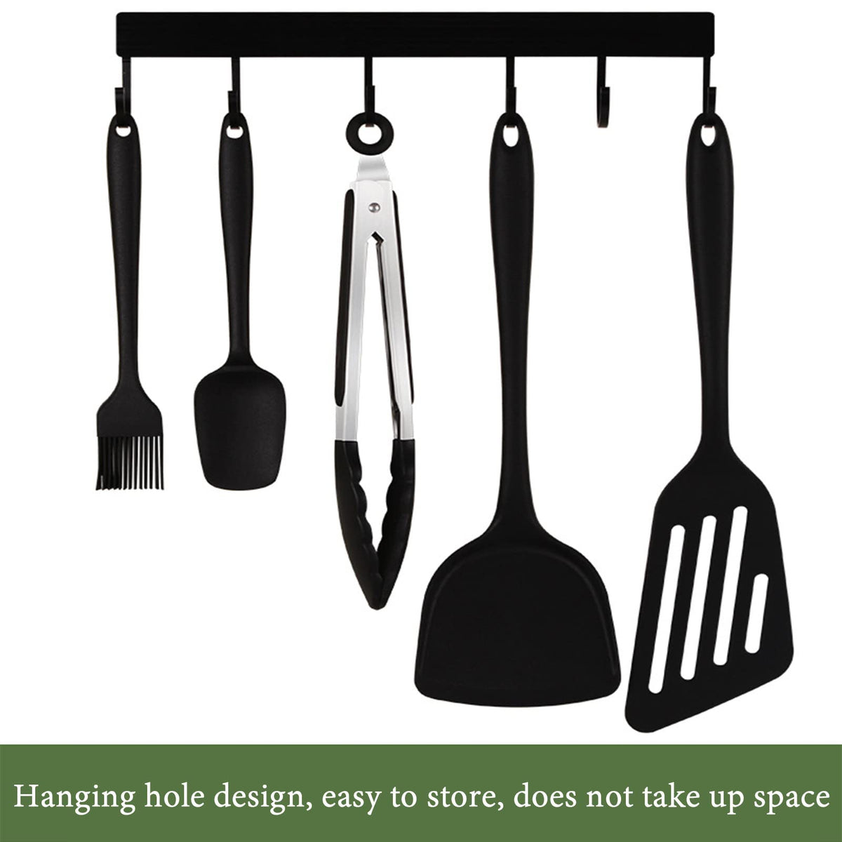GdCosBao 5-Piece Spatulas Silicone Spatula Set for Baking, Cooking, and NEW