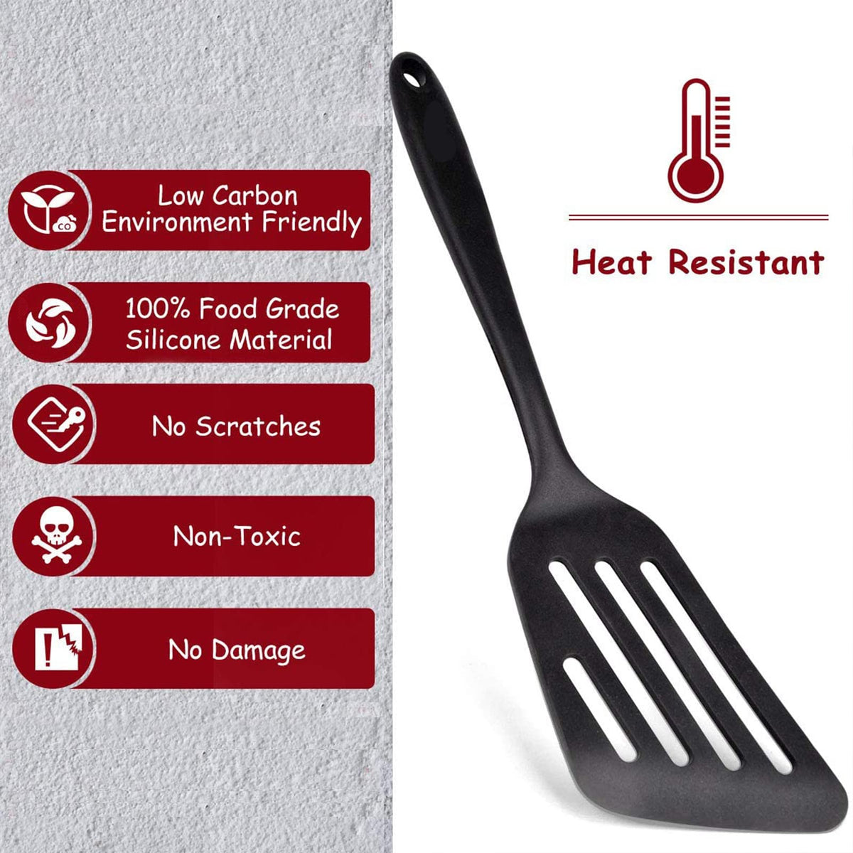 GdCosBao 5-Piece Spatulas Silicone Spatula Set for Baking, Cooking, and NEW