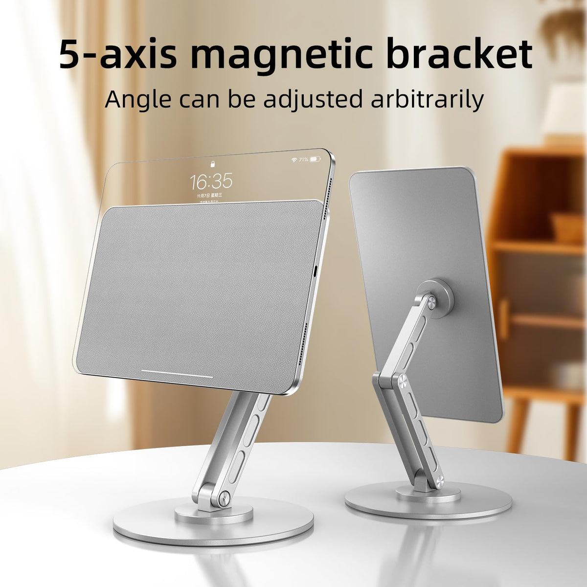 Gouyisi 360° Stands Rotating Magnetic Tablet Stand for iPad Pro 11 - Grey DEMO