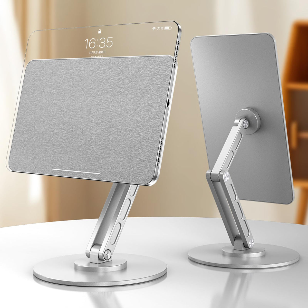 Gouyisi 360° Stands Rotating Magnetic Tablet Stand for iPad Pro 11 - Grey DEMO