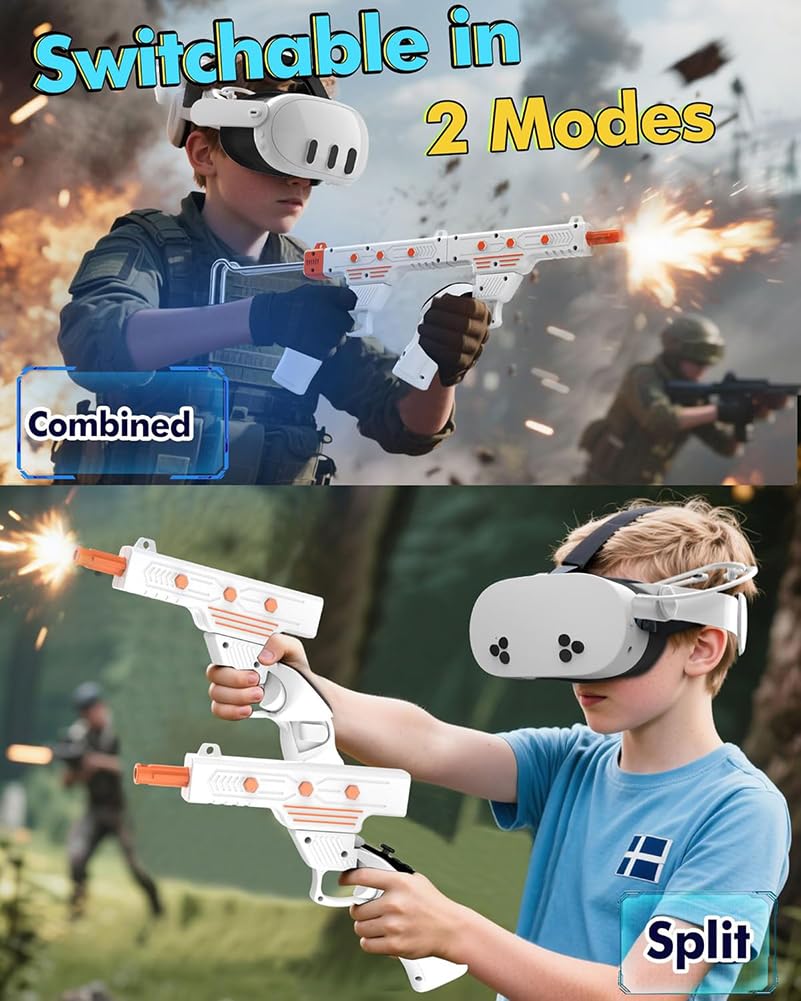 Cochanvie VR PC Gunstock Compatible with Meta Quest 3 and 3S - Enhance DEMO