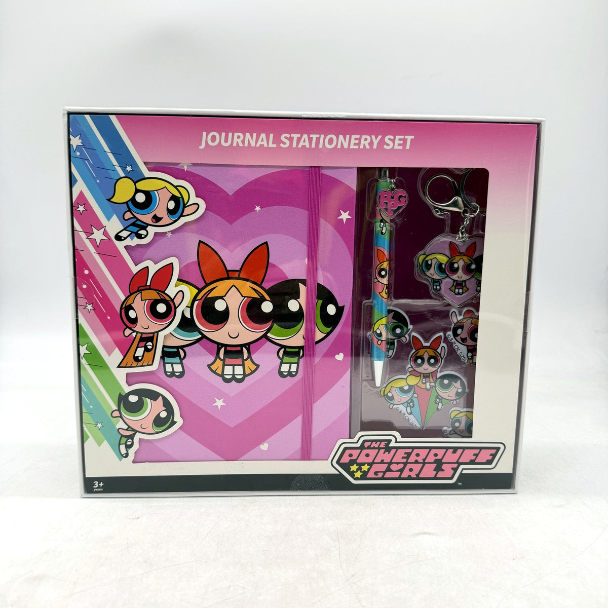 The Powerpuff Girls Colorful Journal Stationery Set Inc Keyring & Notebook NEW