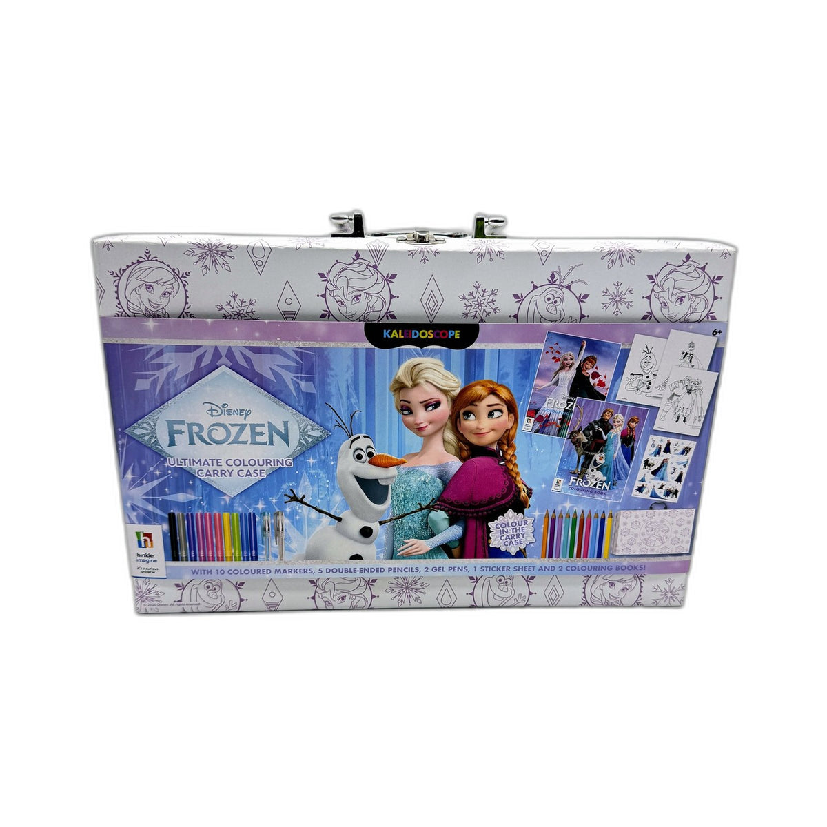 Disney Frozen Colouring Set Marker & Pad Art Supplies Activity Kit Ages 6+ NEW