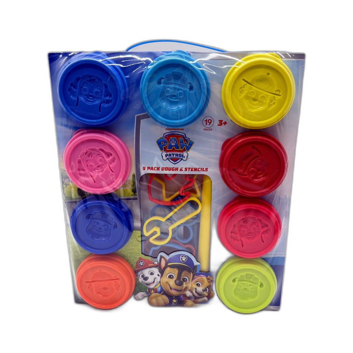 Paw Patrol Dough and Stencils Craft Set for Kids, Multicolor, Ages 3+ NEW